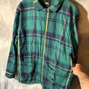 Vans Green Plaid Men's Jacket